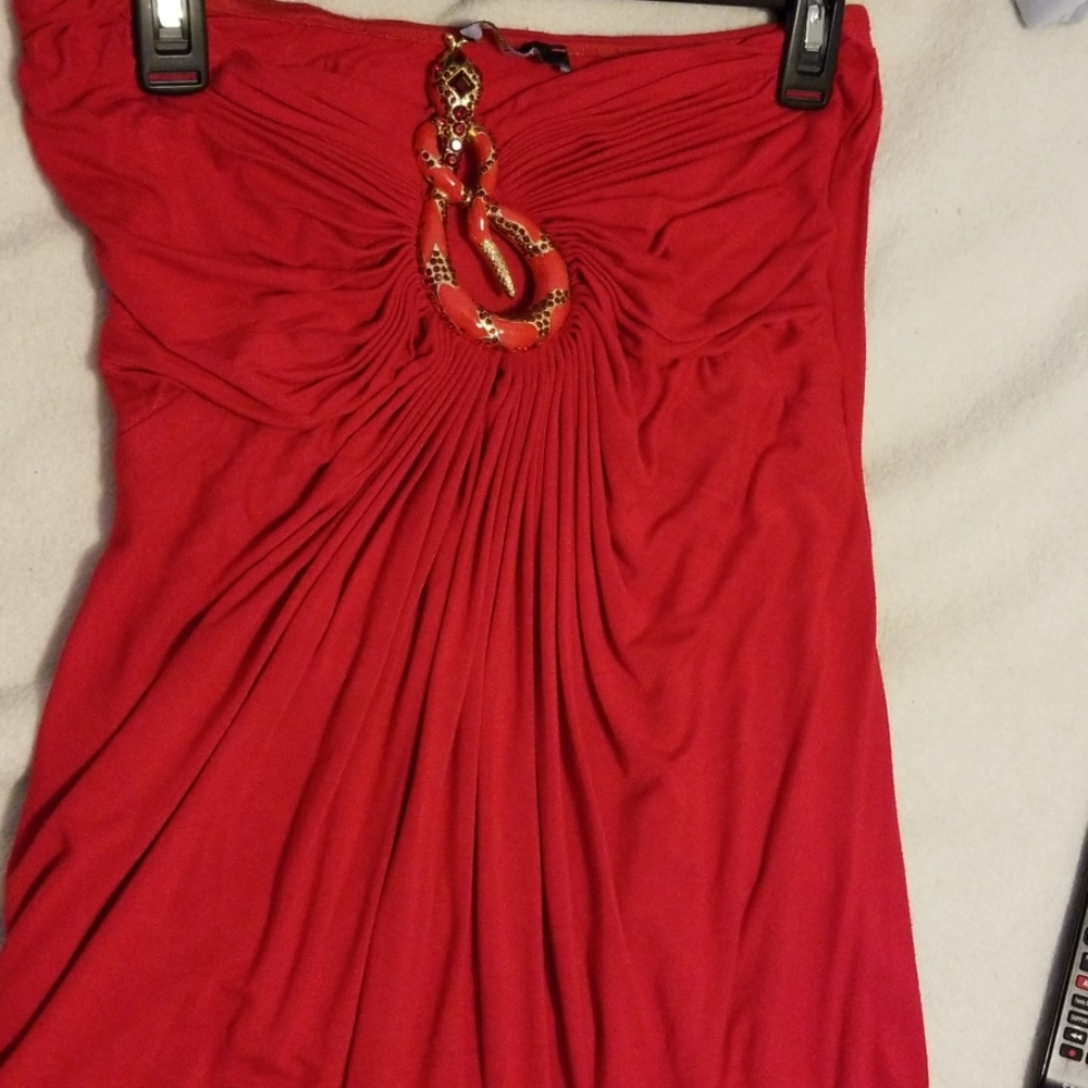 SKY brand strapless top L